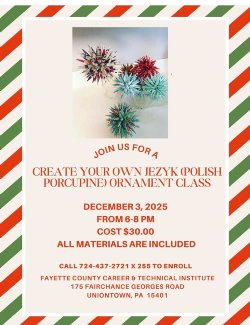Jezyk (Polish Porcupine) Ornament Class